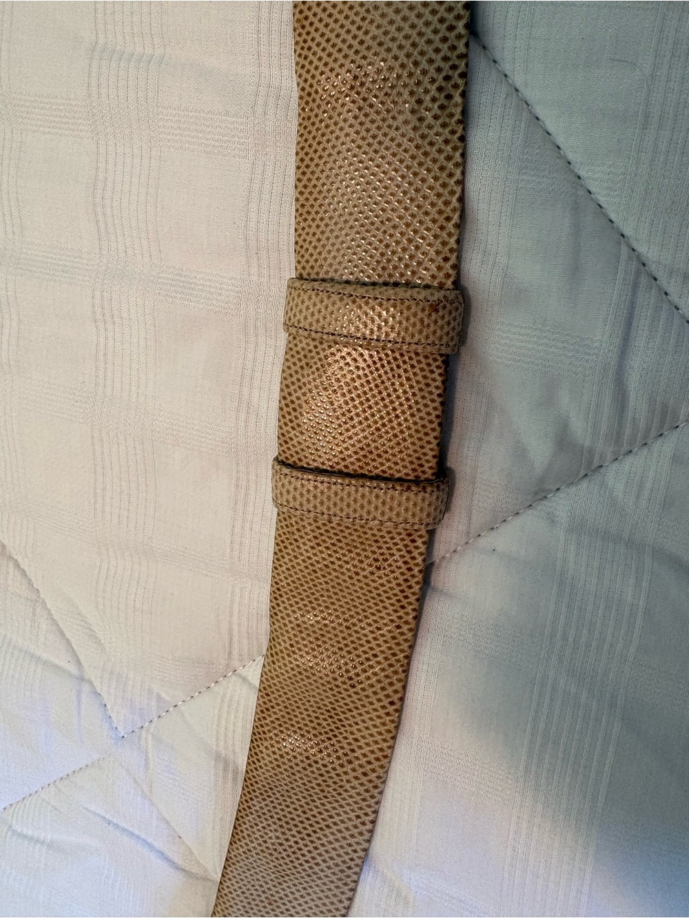 Vintage Judith Leiber Snakeskin Belt with Stone Accents - Picture 3 of 7